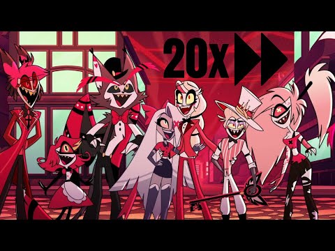 Hazbin Hotel Season One but its 20x fast ⏩️