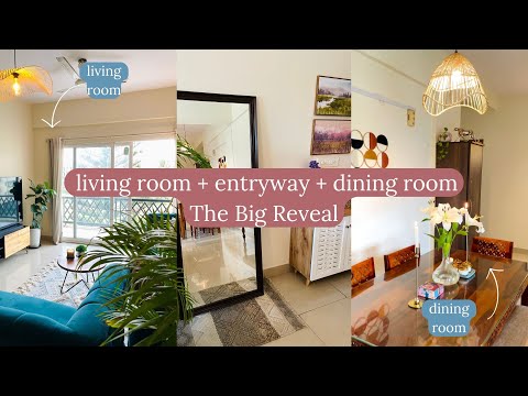 Rental Living Room + Dining Room + Entryway Makeover | ✨ THE BIG REVEAL ✨ | Neera Mishra