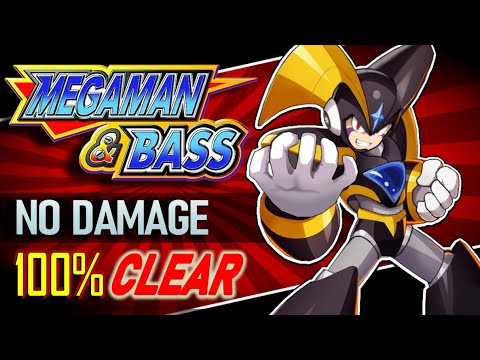 Megaman & Bass: (Bass) 100% No Damage Completion Run - SNES