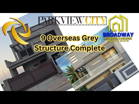 Park View City Lahore|OverseasBlock|10 Marla House Grey Structure Complete|