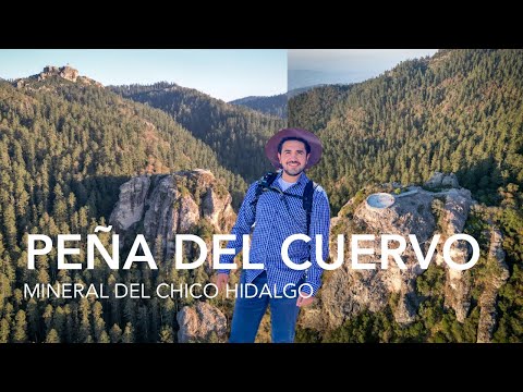 Peña del Cuervo Viewpoint in the Magical Town of Mineral del Chico in Hidalgo