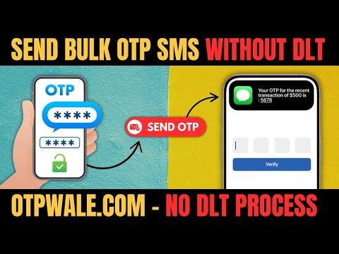 Send OTP Without DLT Registration | DLT Free API for OTP | Best OTP API Without DLT