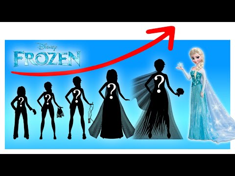 Frozen Elsa Dressing Up! Disney Princess Glow Up Challenge