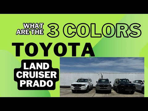 2024 2025 All New Toyota Land Cruiser Prado Colors