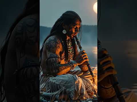 Echoes of the Peaks 🌄 | Native American Flute Music #Shorts | Tranquility & Spiritual Connection