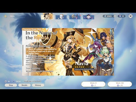 Navia Banner Wish | Genshin Impact