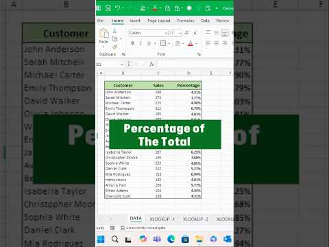 Master Excel Percentage Calculations in 5 Minutes or Less #shorts  #exceltips #exceltricks