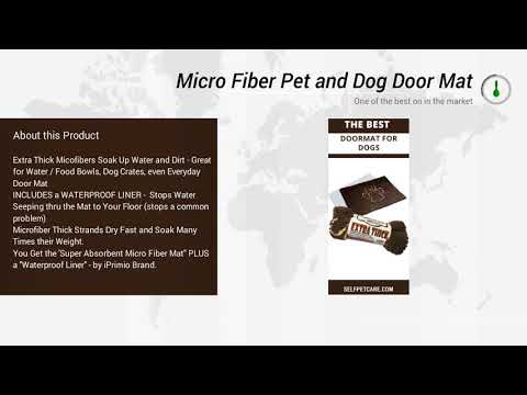 Micro Fiber Pet and Dog Door Mat