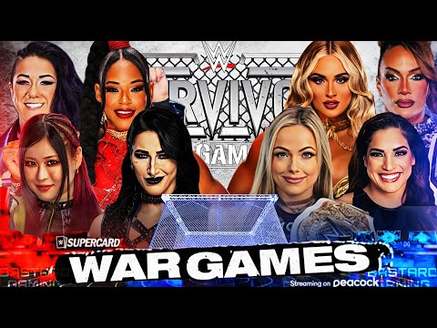 WWE 2K24 | War Games Match - Team Rhea VS Team Liv | Survivor Series