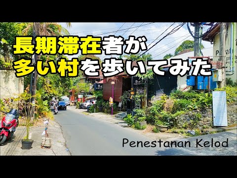 長期滞在者が多い村を歩いてみた【Penestanan Klod】