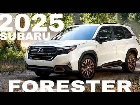 The all-new 2025 Subaru Forester : redesigned style, updated tech, and convenient new features.