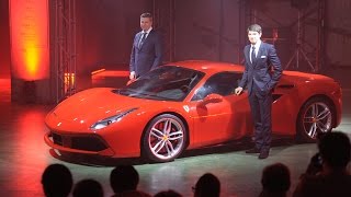 「Ferrari  488 GTB」を日本初公開　３秒で100キロ 最高速度は330キロ以上