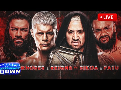 Roman Reigns Returns to join Cody vs Solo and Jacob in Smackdown Live Today | Highlights - WWE 2024