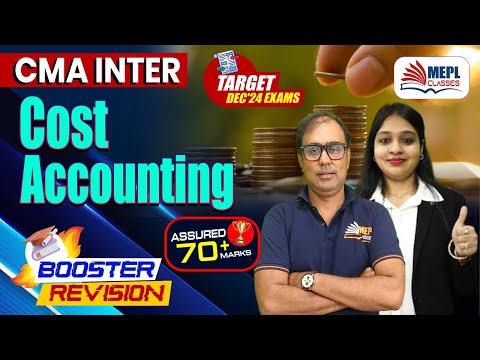 CMA Inter | Cost Accounting  - Booster Revision 🔥| MEPL Classes