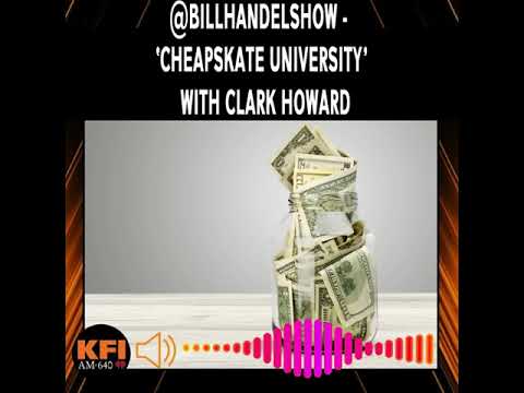 @BillHandelShow - 'Cheapskate University' and DOTW with Clark Howard