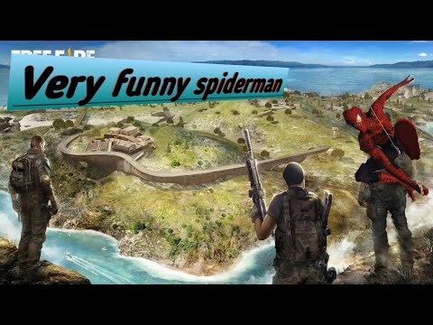 Playing Free fire max with spider-man funny | FREEFIRE MAX |GAMINGTIPTop Short  #minecraft#freefire