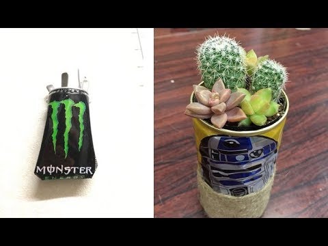 【DIY】空き缶を使ったお洒落なリメイク&アレンジ術１６連発♡～A fashionable remake technique using empty cans.