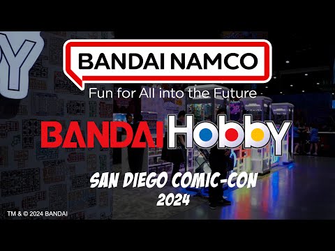 Bandai Hobby Booth Tour - Bandai Namco Toys & Collectibles America at SDCC 2024