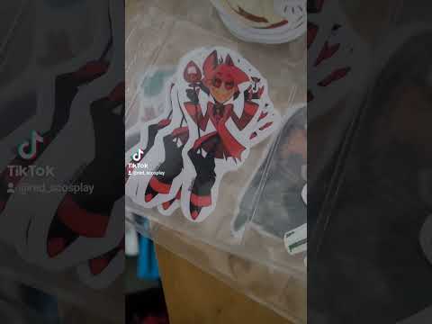 stickers #drawing  #hazbinhotel #lucifer #alastor #anime