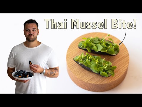 Thai Mussel Pie Tee | Fine Dining Michelin Bite / Amuse Recipes!