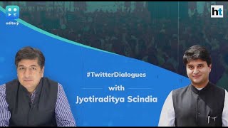 Twitter Dialogues: Editorji's Vikram Chandra talks to Jyotiraditya Scindia