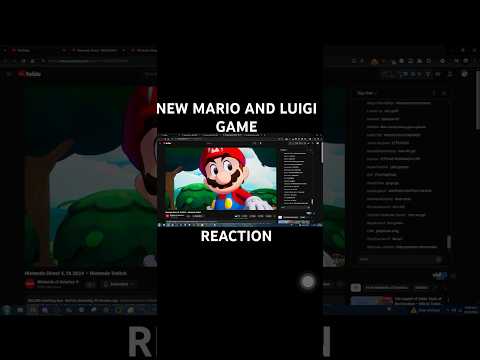 NEW MARIO & LUIGI GAME REACTION