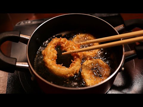 Onion rings and Squid rings [Midnight Diner]