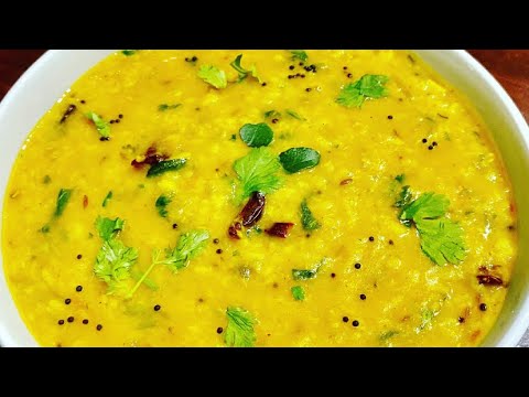 Moong dal recipe, ಹೆಸರು ಬೇಳೆ ದಾಲ್ / ಪಲ್ಯ, restaurant style moong dal tadka