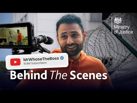 Mrwhosetheboss at High-Tech Prison | Behind the Scenes