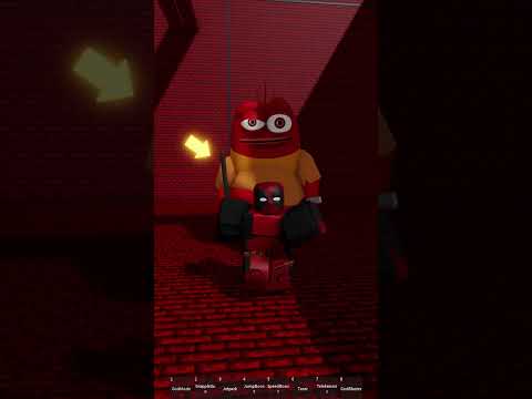 DEADPOOL escapes RED LARVA OI OI OI BARRY'S PRISON RUN #roblox #shorts