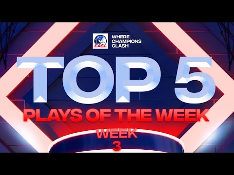 EASL Season 2024-25 | Top 5 Plays Week 3 (October 23, 2024)