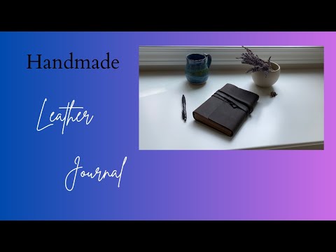 Handmade Leather Journal | Rustic Notebook for Men & Women