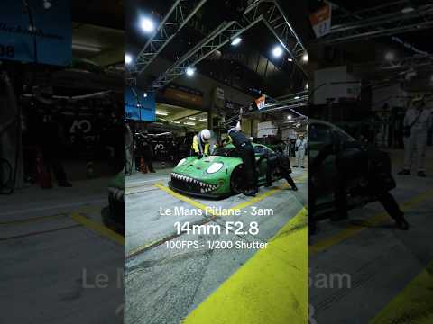 Le Mans Pitlane is magic at night