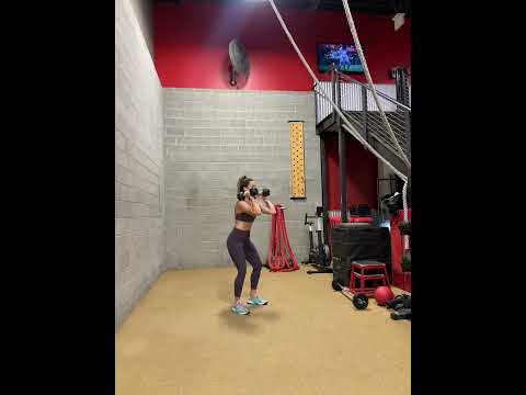 1.5 Rep Dumbbell Front Squat