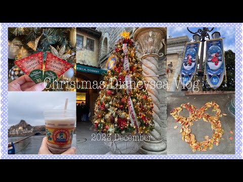 【Disney Vlog】クリスマスのディズニーシーを夜まで楽しんだ1日🎅🏻💝