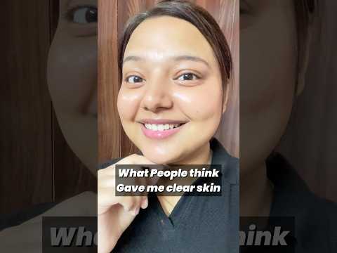 How my skin changed in 20 days #shorts #skincare