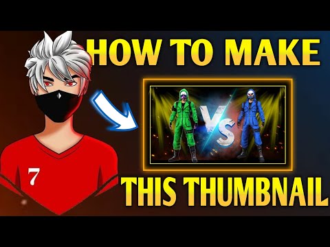 HOW TO MAKE  1vs1 THUMBNAIL||gareana free fire|| in kannada#freefire  #1vs1 thumbnail#inkannada