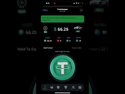 TronKeeper Airdrop withdrawal | Tronkeeper real or fake🤑 | tronkeeper new update | #tronkeeper  🌟