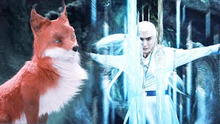 The man is trapped, and the beautiful nine-tailed fox demon works with great power to save him!