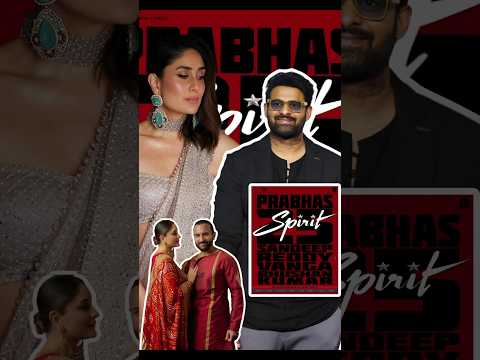 Saif And Kareena In Spirit Movie || Prabhas || Sandeep Reddy Vanga || #spirit #prabhas #saifalikhan