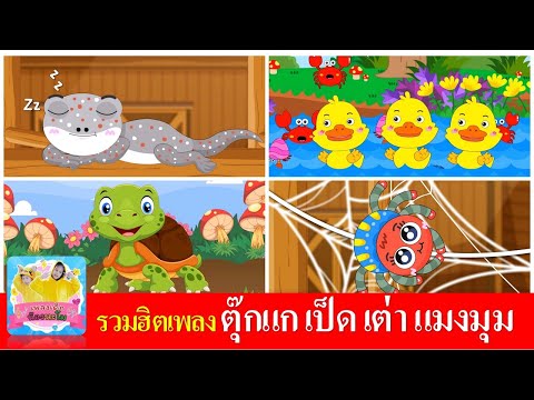 รวมฮิตเพลงเด็ก | ตุ๊กแก | เป็ดอาบน้ำในคลอง  | เต่าเอ๋ยเต่า  | แมงมุมลายตัวนั้น