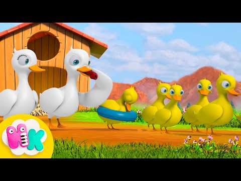 100 Gansos van a nadar 🪿🐥 Canciones de Animales para Niños | HeyKids - Canciones infantiles