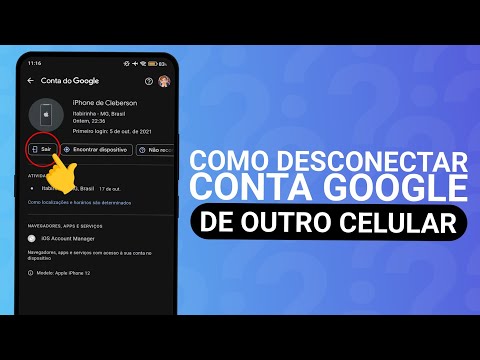 COMO DESCONECTAR CONTA DO GOOGLE DE OUTRO CELULAR (FÁCIL)