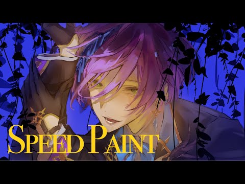 【Speed Paint】榊ネスの厚塗りイラストメイキング【にじさんじ】