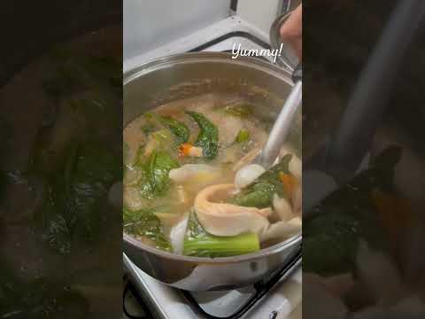 Salmon belly sinigang sa miso #fypシ゚viral #shortstrending #highlights #everyone #pinoyfood #homecook