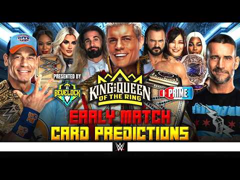 WWE King and Queen of the Ring 2025 - Match Card Predictions