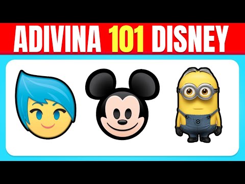 Adivina 101 personajes DISNEY por EMOJIS en 3 segundos