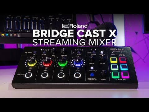 Roland BRIDGE CAST X Dual Bus Streaming Mixer and Video Capture