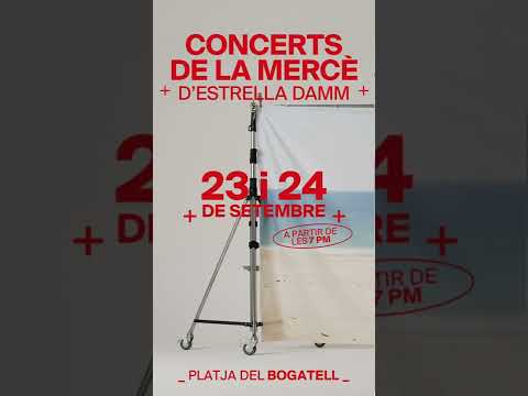 Concerts de la Mercè d’Estrella Damm 🍻📅23 setembre 🕒21:30h📍Platja de Bogatell