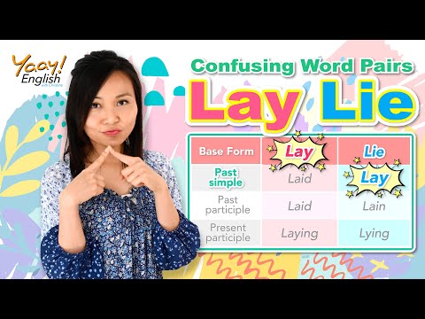 【Yaay English】Learn English Grammar | Lay or Lie? | Commonly confused words in English